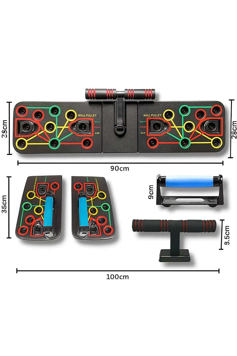 Push Up Board with Sit up Stand 15 in 1 Home Gym